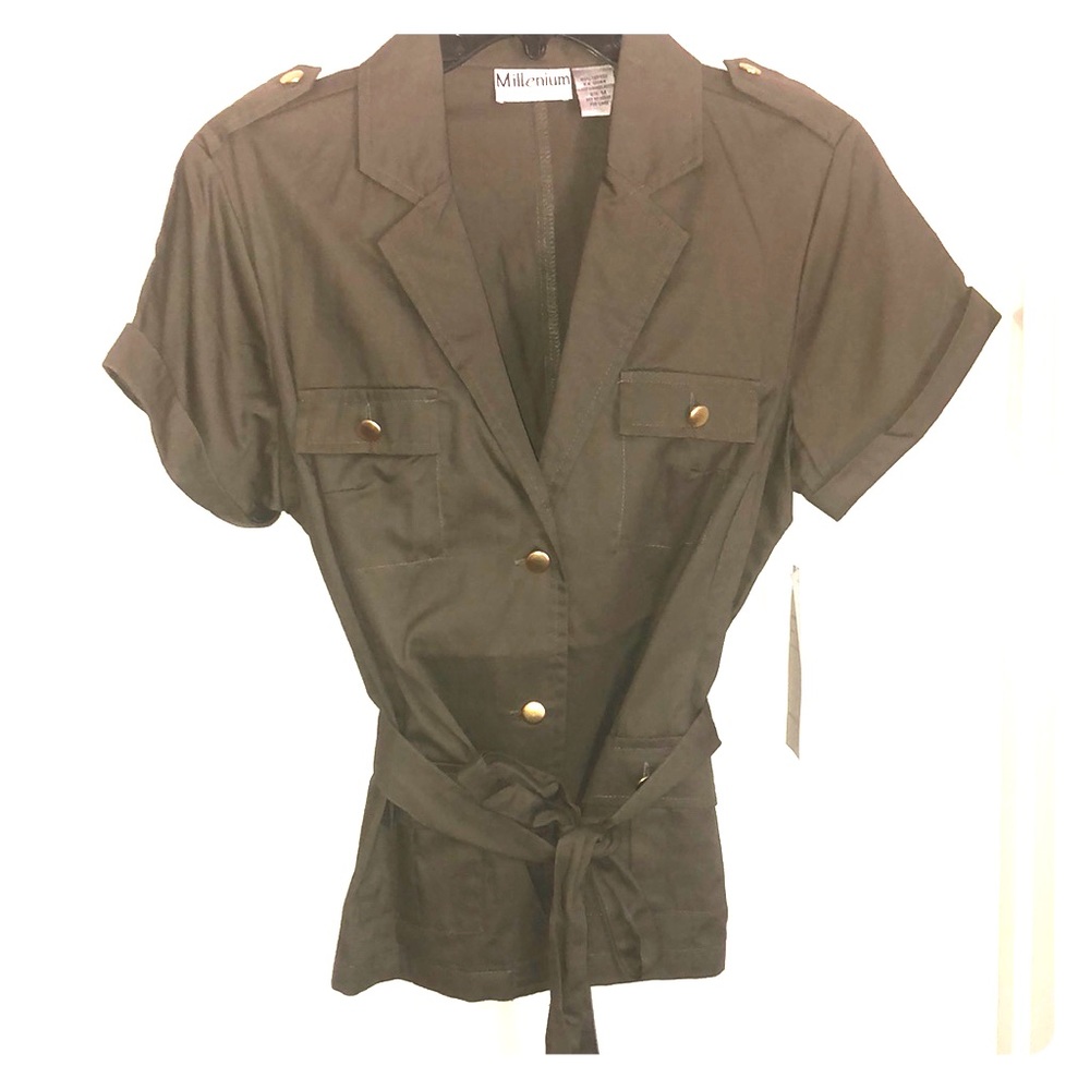 Olive / Army green top/jacket
